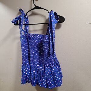 Lilly pulitzer Rivera smocked top size large